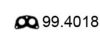 GB4 GEX7656 Gasket, exhaust pipe
